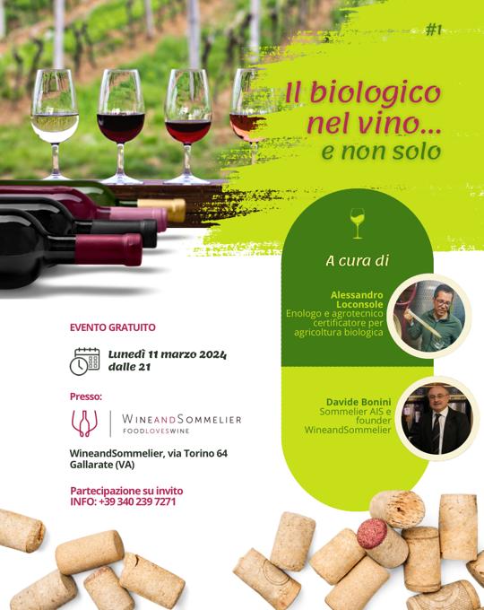 Il Biologico nel Vino ... e non solo